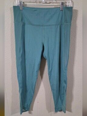 Nwt Women's High-Rise 7/8 Leggings Sz L Pretty Green